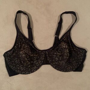 Olga Sheer Lace Underwire Bra NWOT- size 42D